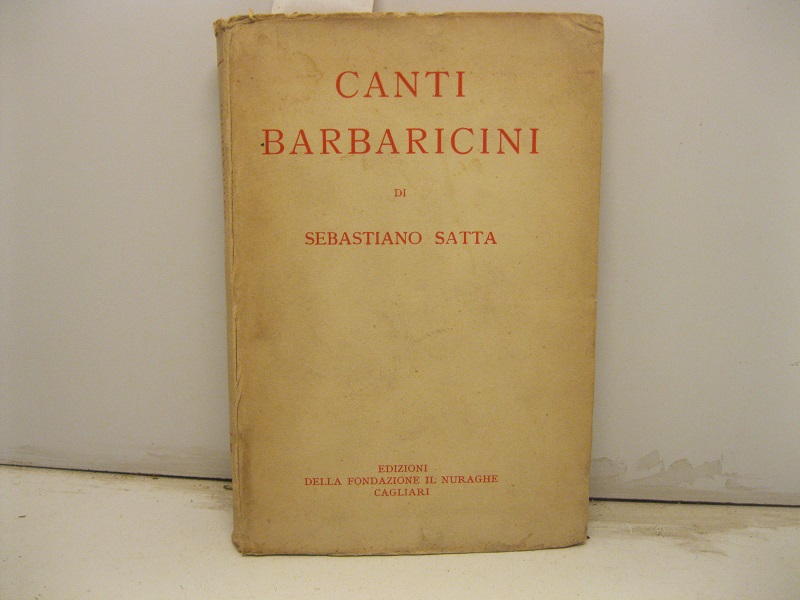 Canti barbaricini (2° edizione - 3° migliaio).